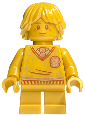 Минифигурка Lego Harry Potter Ron Weasley - 20th Anniversary Pearl Gold hp294 U